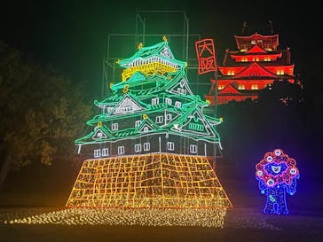 大阪城イルミナージュに投稿された画像（2023/12/1）