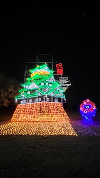 大阪城イルミナージュに投稿された画像（2023/12/2）