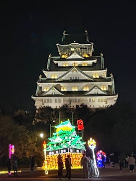 大阪城イルミナージュに投稿された画像（2023/12/3）