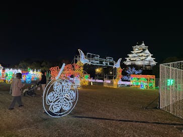 大阪城イルミナージュに投稿された画像（2023/12/3）
