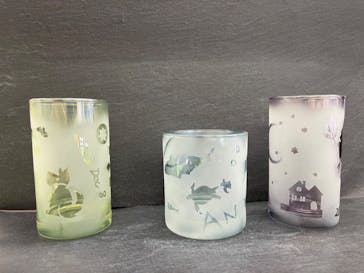 サンドブラスト本部教室 砂で削るガラス工芸教室に投稿された画像（2023/12/8）