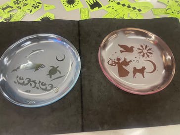 サンドブラスト本部教室 砂で削るガラス工芸教室に投稿された画像（2023/12/9）