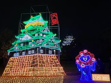 大阪城イルミナージュに投稿された画像（2023/12/9）