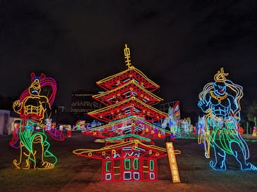 大阪城イルミナージュに投稿された画像（2023/12/15）