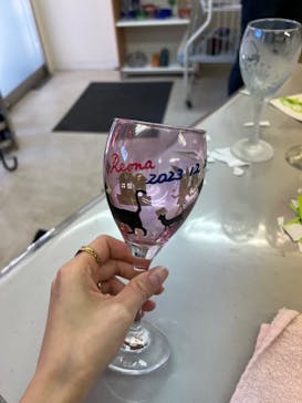 サンドブラスト本部教室 砂で削るガラス工芸教室に投稿された画像（2023/12/24）