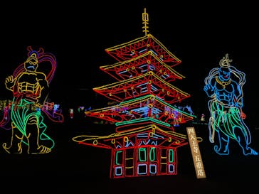 大阪城イルミナージュに投稿された画像（2023/12/24）