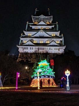 大阪城イルミナージュに投稿された画像（2023/12/30）