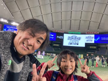 フットボールキッズ in 東京ドームに投稿された画像（2024/1/2）