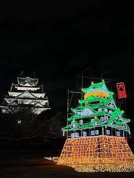 大阪城イルミナージュに投稿された画像（2024/1/21）