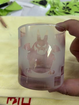 サンドブラスト本部教室 砂で削るガラス工芸教室に投稿された画像（2024/2/4）