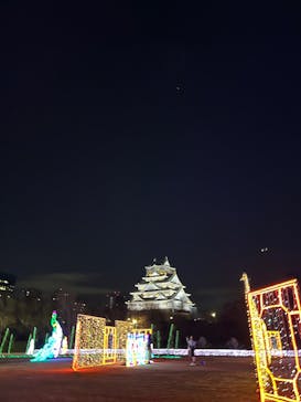 大阪城イルミナージュに投稿された画像（2024/2/17）