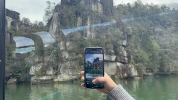 恵那峡遊覧船に投稿された画像（2024/2/19）