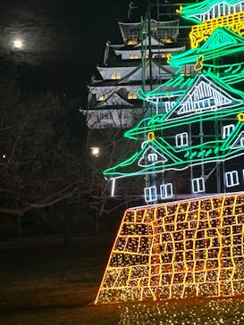 大阪城イルミナージュに投稿された画像（2024/2/24）
