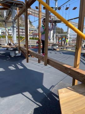 屋外アスレチック「HUGTRATOPS（ハグトラトプス）」に投稿された画像（2024/3/15）