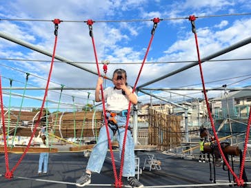 屋外アスレチック「HUGTRATOPS（ハグトラトプス）」に投稿された画像（2024/3/30）