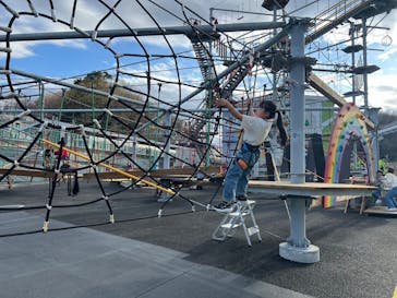 屋外アスレチック「HUGTRATOPS（ハグトラトプス）」に投稿された画像（2024/3/30）