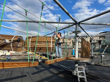 屋外アスレチック「HUGTRATOPS（ハグトラトプス）」に投稿された画像（2024/3/30）