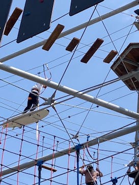 屋外アスレチック「HUGTRATOPS（ハグトラトプス）」に投稿された画像（2024/4/2）