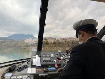 恵那峡遊覧船に投稿された画像（2024/4/5）