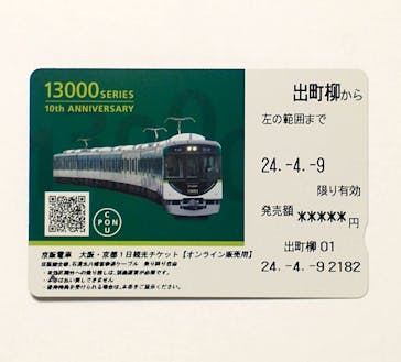 京阪電車に投稿された画像（2024/4/9）