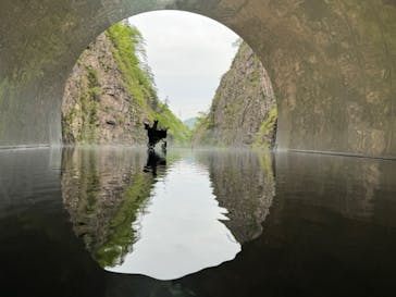 清津峡渓谷トンネルに投稿された画像（2024/4/27）