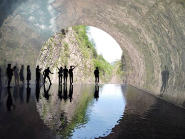 清津峡渓谷トンネルに投稿された画像（2024/4/27）