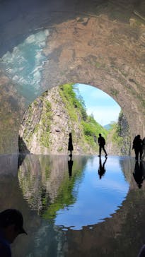 清津峡渓谷トンネルに投稿された画像（2024/4/27）