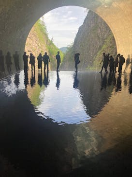 清津峡渓谷トンネルに投稿された画像（2024/4/27）