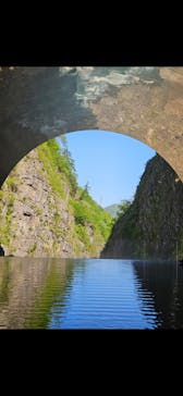 清津峡渓谷トンネルに投稿された画像（2024/4/28）