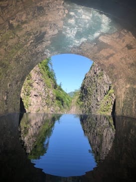 清津峡渓谷トンネルに投稿された画像（2024/4/29）