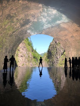 清津峡渓谷トンネルに投稿された画像（2024/4/29）