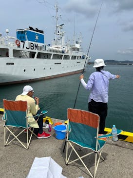 海釣り体験＠レンタル釣竿まるへい遊び隊に投稿された画像（2024/4/29）