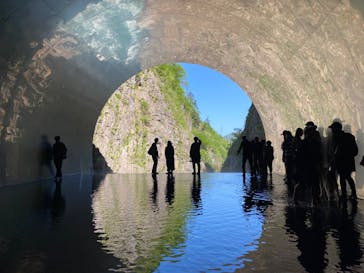 清津峡渓谷トンネルに投稿された画像（2024/4/29）