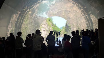 清津峡渓谷トンネルに投稿された画像（2024/4/29）