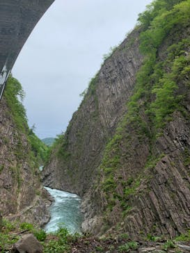 清津峡渓谷トンネルに投稿された画像（2024/4/30）