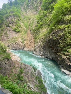 清津峡渓谷トンネルに投稿された画像（2024/4/30）