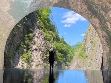 清津峡渓谷トンネルに投稿された画像（2024/5/2）