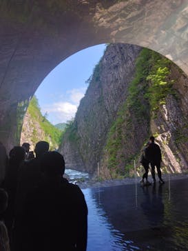 清津峡渓谷トンネルに投稿された画像（2024/5/2）