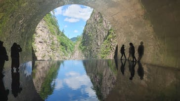 清津峡渓谷トンネルに投稿された画像（2024/5/2）