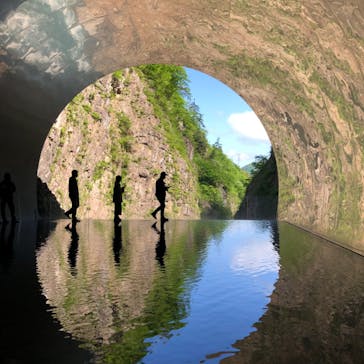 清津峡渓谷トンネルに投稿された画像（2024/5/2）
