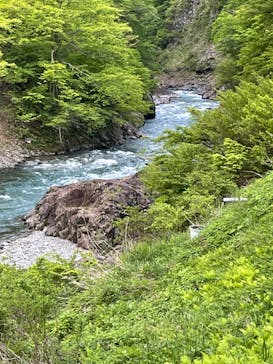 清津峡渓谷トンネルに投稿された画像（2024/5/2）