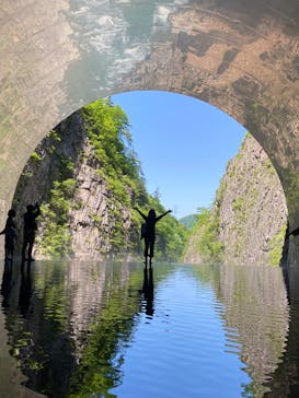 清津峡渓谷トンネルに投稿された画像（2024/5/3）