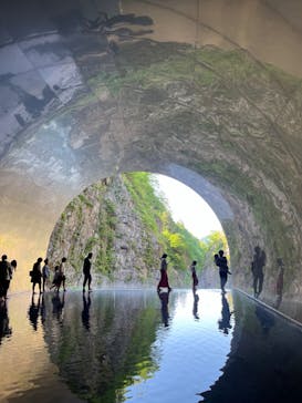 清津峡渓谷トンネルに投稿された画像（2024/5/4）