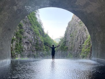 清津峡渓谷トンネルに投稿された画像（2024/5/5）