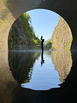 清津峡渓谷トンネルに投稿された画像（2024/5/5）