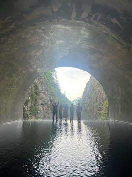 清津峡渓谷トンネルに投稿された画像（2024/5/5）