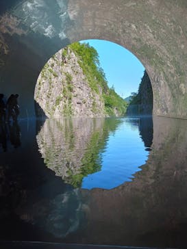 清津峡渓谷トンネルに投稿された画像（2024/5/6）