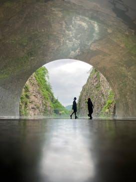 清津峡渓谷トンネルに投稿された画像（2024/5/6）