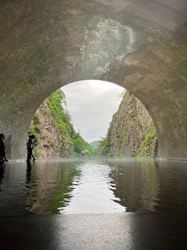 清津峡渓谷トンネルに投稿された画像（2024/5/6）