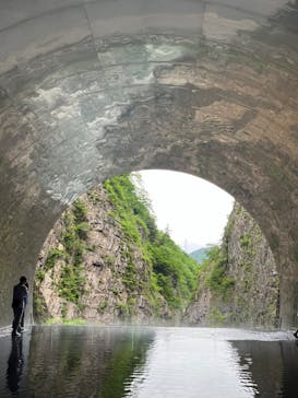 清津峡渓谷トンネルに投稿された画像（2024/5/6）